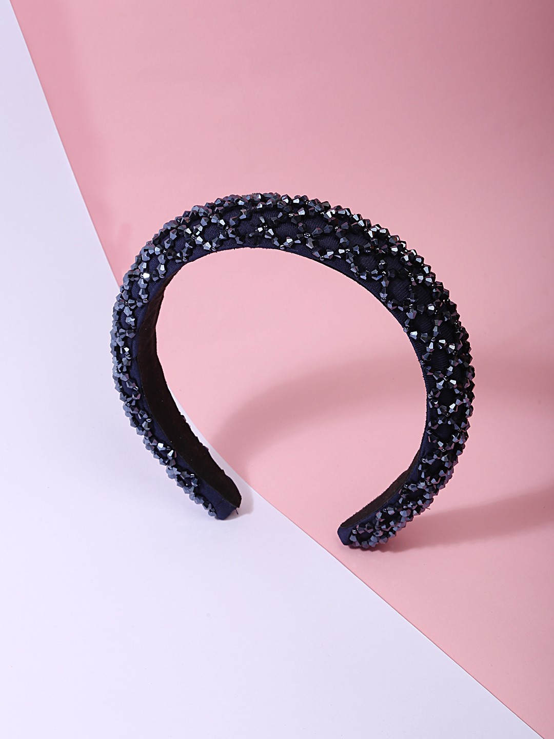 glass beaded embelished hair band